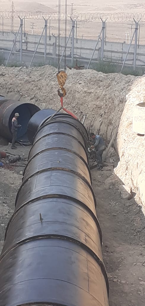 Установка труб